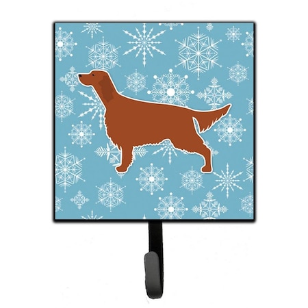 Micasa Winter Snowflake Irish Setter Leash or Key Holder MI221799